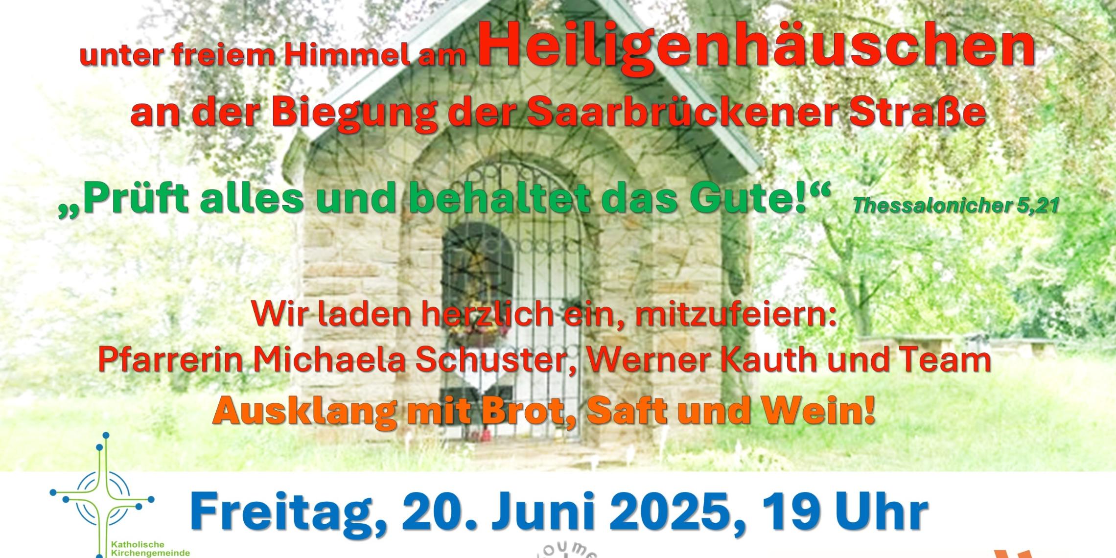 Ökumenisches Gebet am Heiligenhäuschen