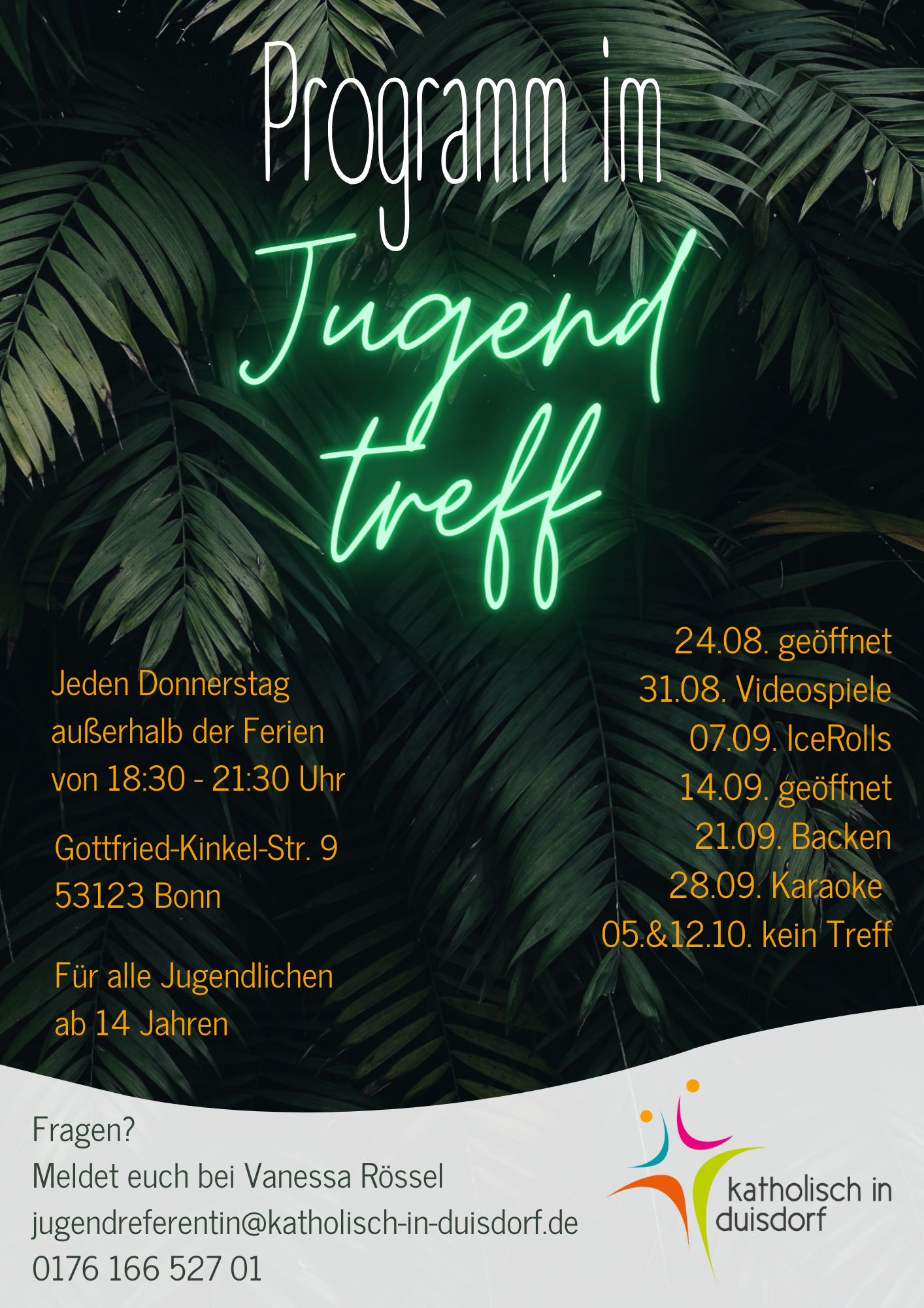 Flyer Jugendtreff
