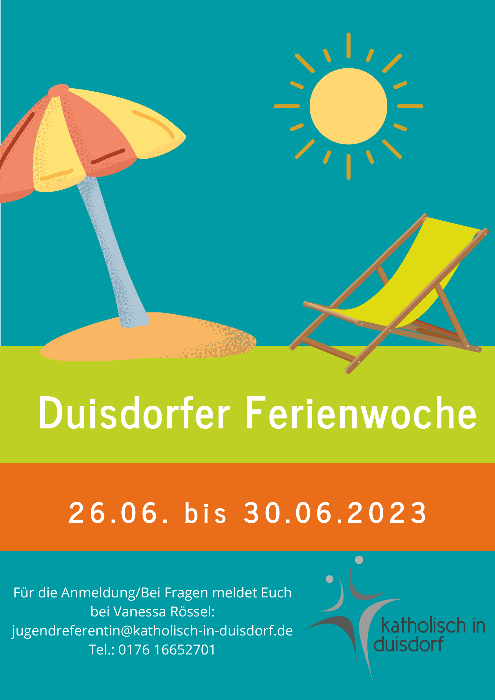 Plakat Sommerferien 2023